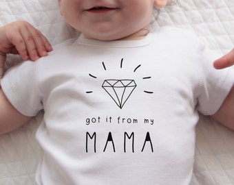 Sale Baby Girl Shower Ideas, Coming Home Outfit, Funny Baby Onesies, Funny Baby Clothes, White Bodysuit, Baby Shower Gift, Baby Girl Clothes