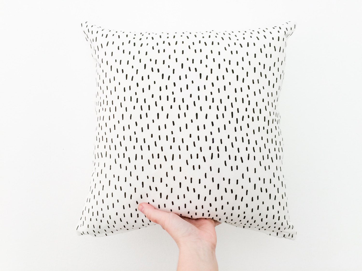 White Nursery Pillow Monochrome Pillow Cover White Stitched Etsy
