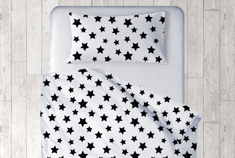 Star Toddler Bedding Duvet Cover Crib Kids Image 0