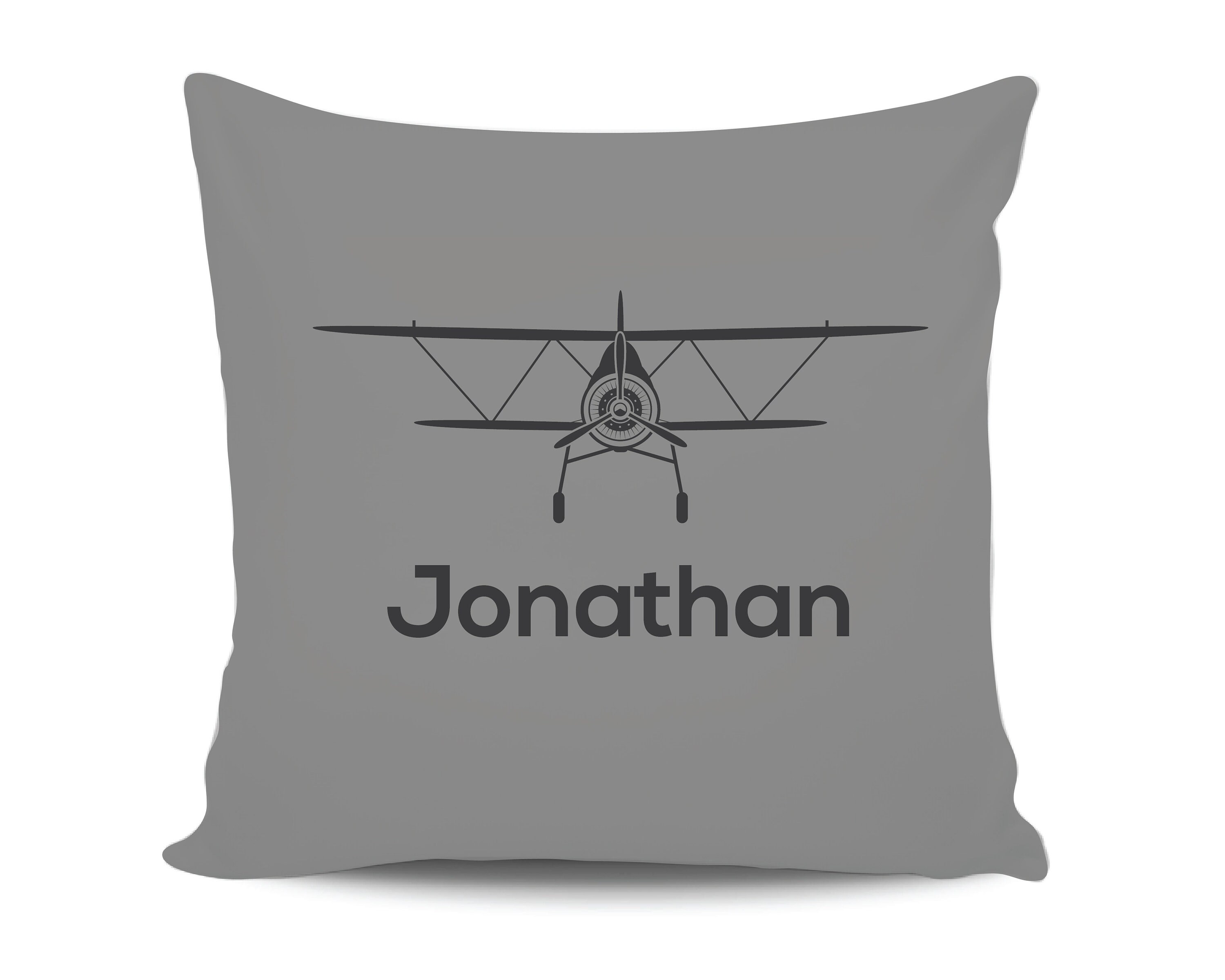 Personalized Pillow Airplane Custom Pillow Airplane Nursery Etsy