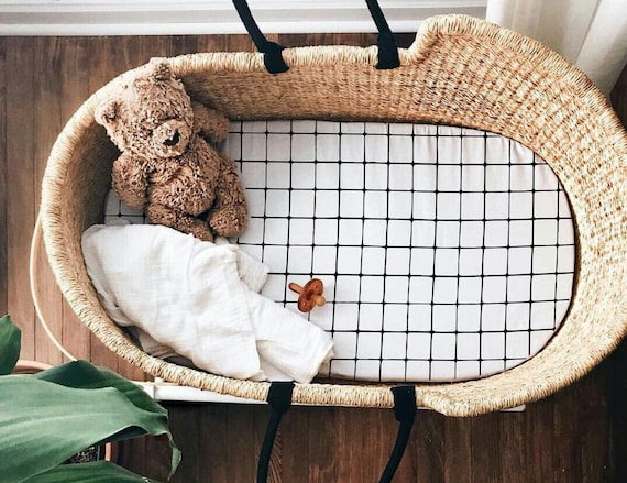 moses basket sheet set