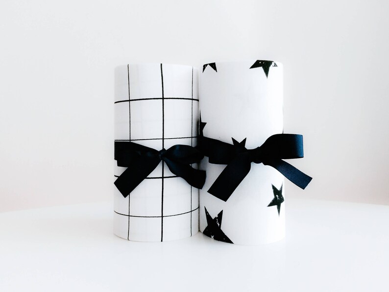 Gender Neutral Crib Sheets Set Black White Crib Fitted Crib Etsy