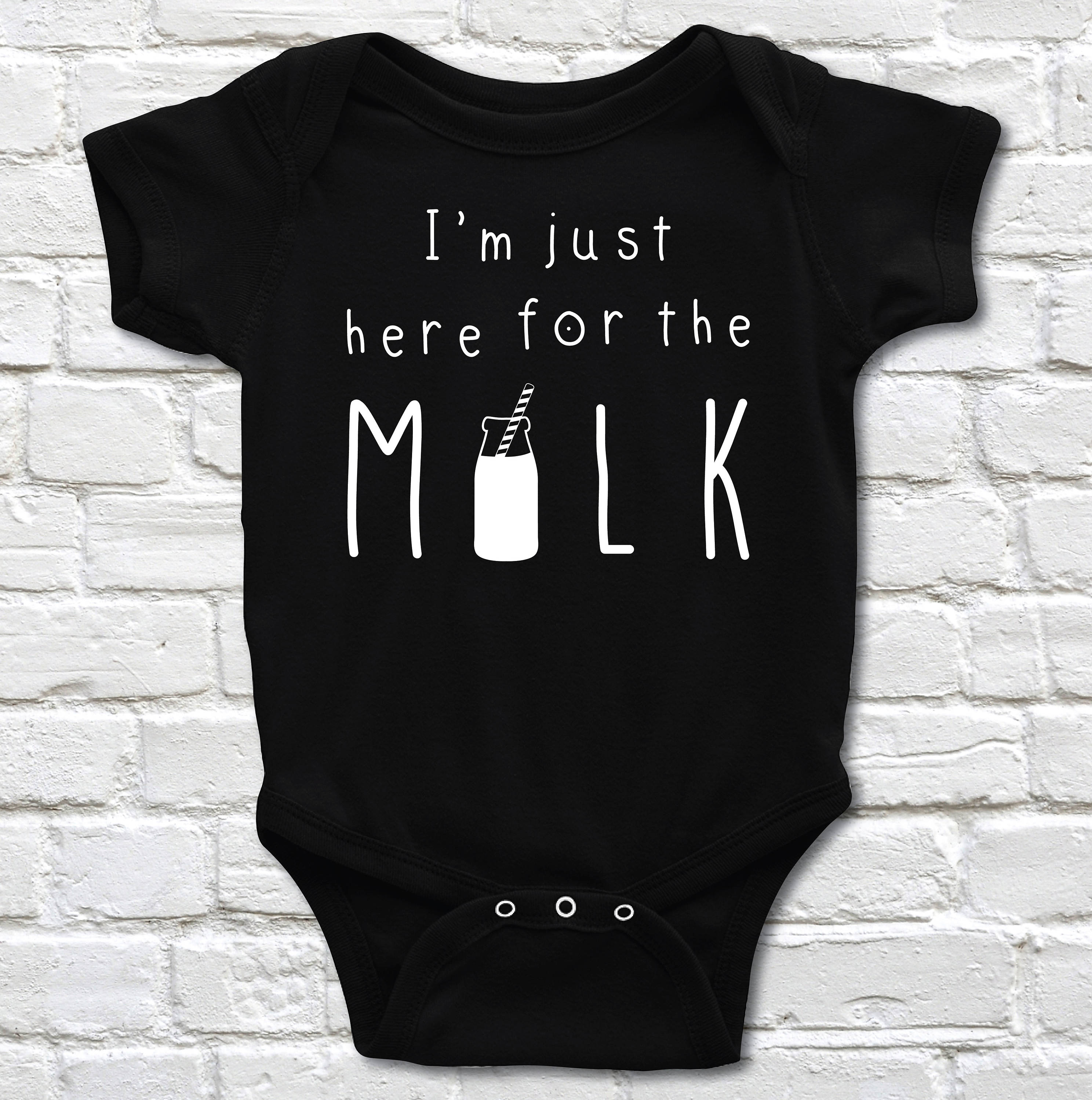 Download Gender Neutral Cute Baby Clothes Funny Black Bodysuit | Etsy