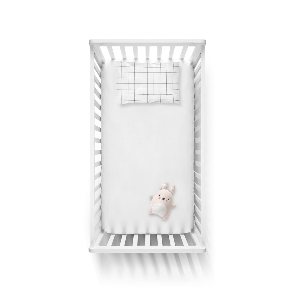 Crib Sheet White Mini Crib Sheet Baby Bedding White Nursery Etsy