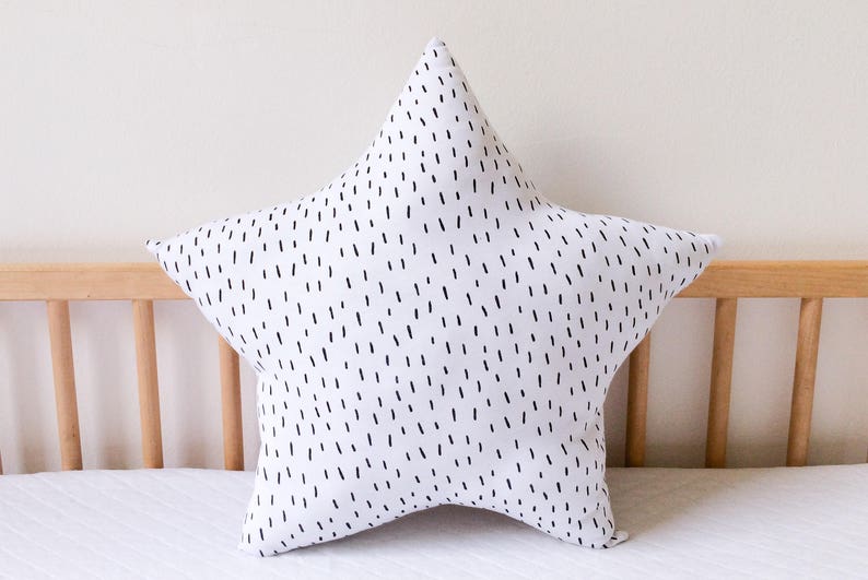 Star Pillow Cloud Pillows Matching Kids Pillows Set Cute Pillow Baby Cushion Christmas Gift Kids Monochrome Nursery Moon Nursery Decor