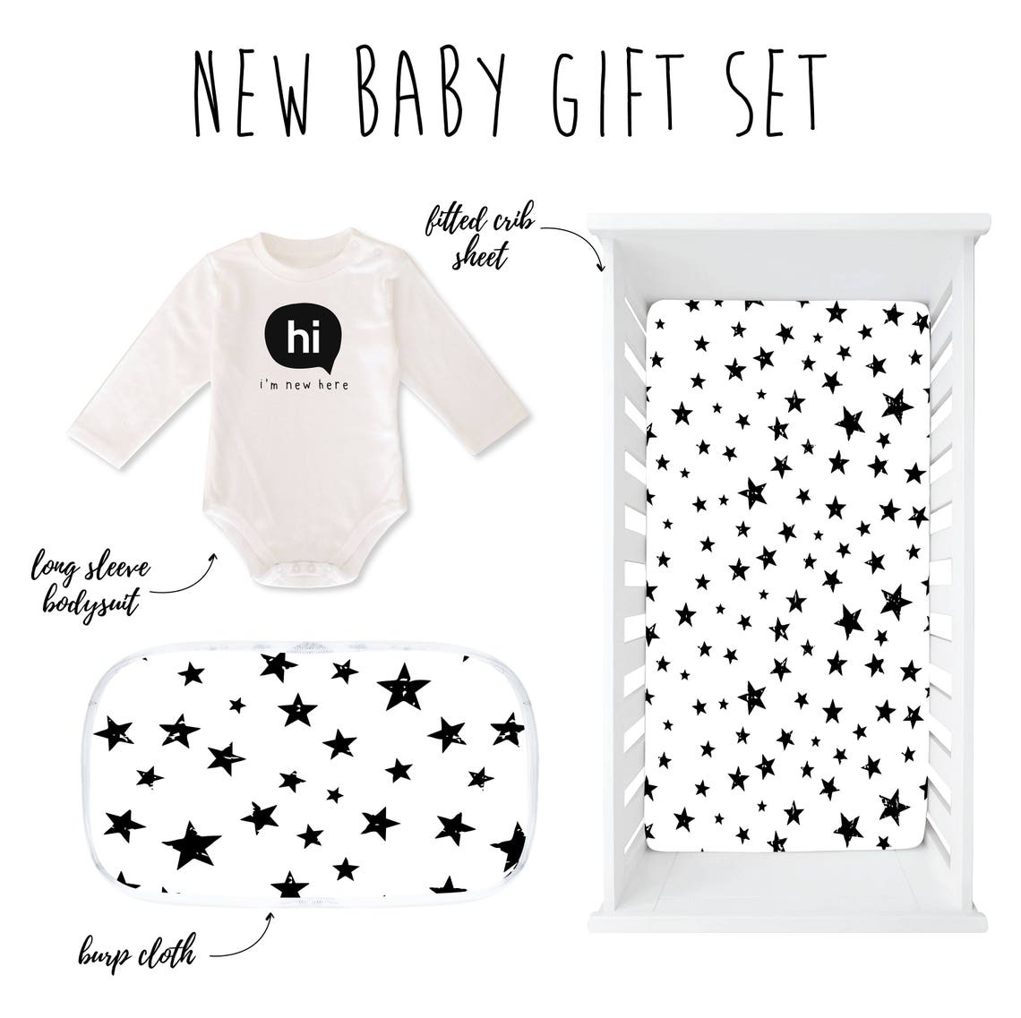Newborn Baby Gift Set New Baby Gift Newborn Gift Idea Baby Etsy