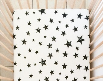 Mini Crib Sheet Toddler Bedding Gender Neutral Nursery Fitted Crib Sheets Mini Crib Bedding Boy Baby Bedding Girl Star Baby Shower Gift Boy