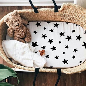 pink moses basket sheets