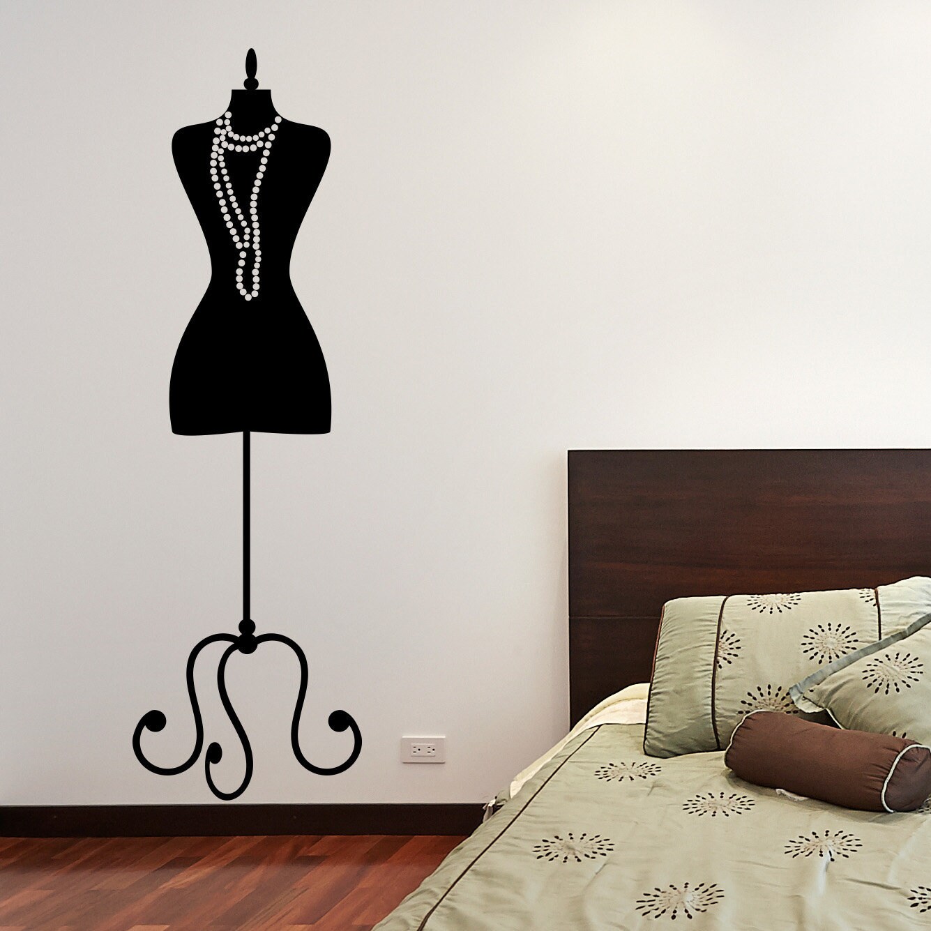Dressmaker's Mannequin wall decal Mannequin vinyl art Etsy