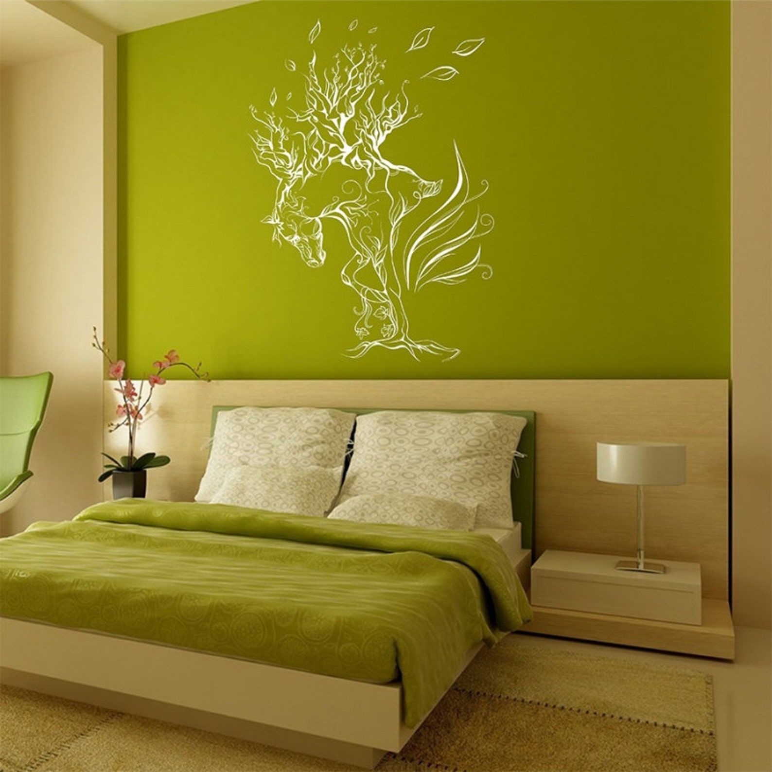 Fantasy horse Wall Decal Living Room Wall Decal Fantasy Wall Etsy