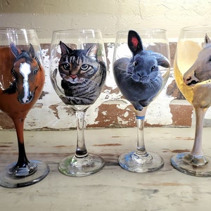 glass jug wine Roman Wine Glass with Grape Reliefs in Pair handmade blown Glass art main image 1