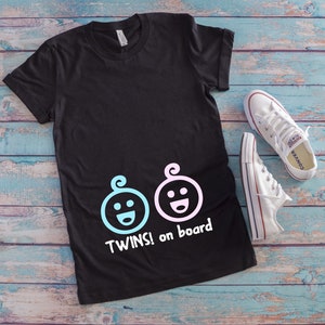 Twins on board SVG/SVG Files/Cut Files/Instant Download/Vinyl Decal/Car Decal/Baby Shower Gift/Pregnancy Shirt/Birth Announcement