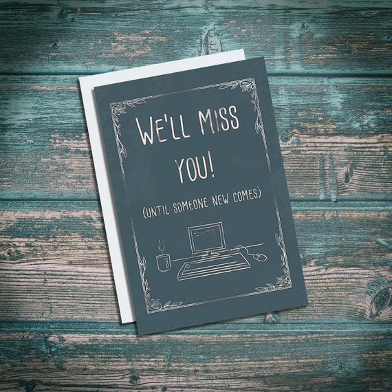 Greeting Cards & Invitations joke Funny Friend New Job humorous comedy