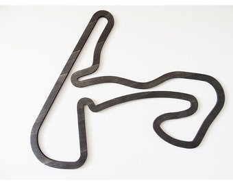 Formula 1 Zandvoort Race Circuit made of wood on the wall
