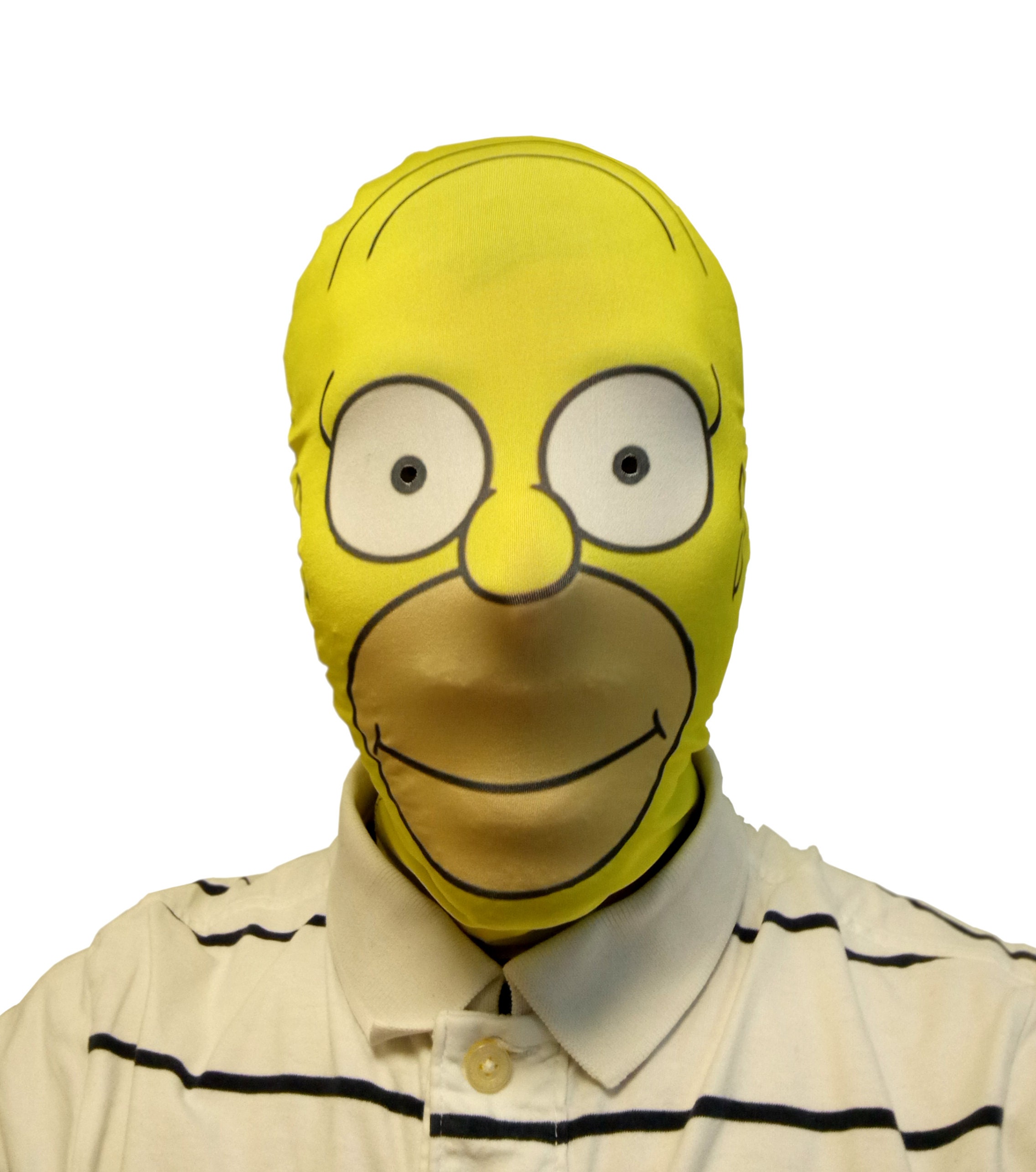 Homer Simpson the Simpsons Parody Full Head Lycra Mask - Etsy Homer Simpson the Simpsons Parody Full Head Lycra Mask - Etsy