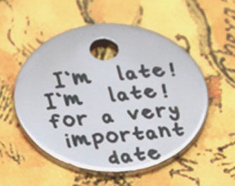 I am Late for a Very Important Date Charm