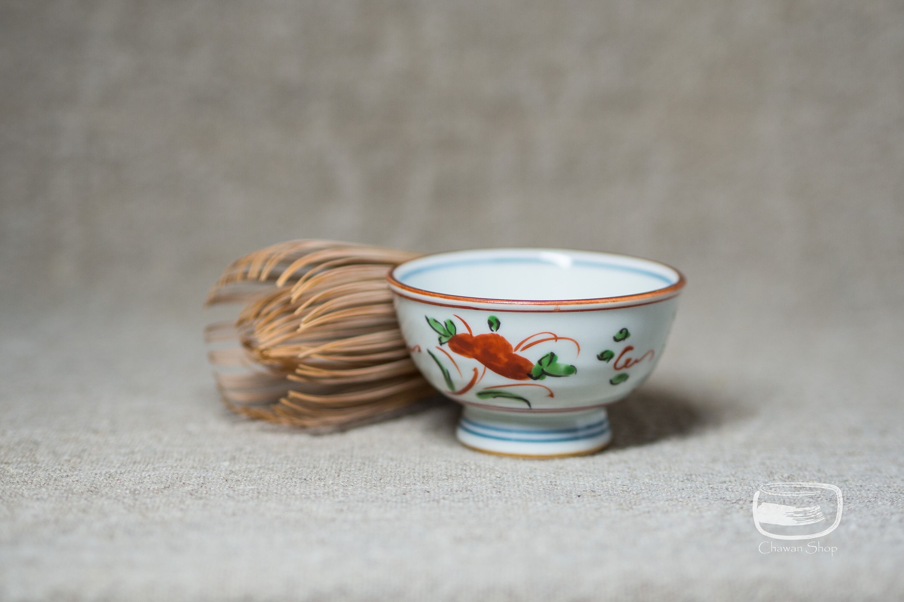 Sake cup Sakazuki made in AkaE technique vintage handmade Etsy