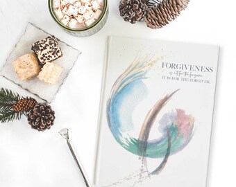 Forgiveness is for the Forgiver Hardbound Journal. Gratitude Journal. Thoughtful Gifts. Manifestation Meditation journal. Dream Writer gift.