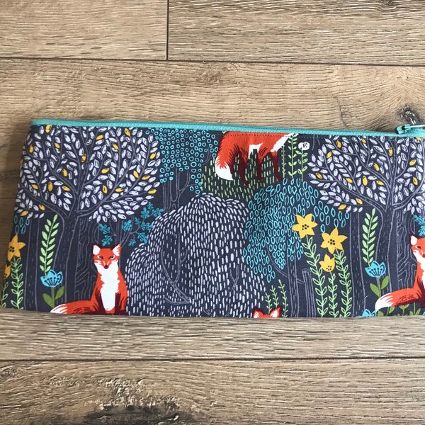 Fox Pencil Case Etsy