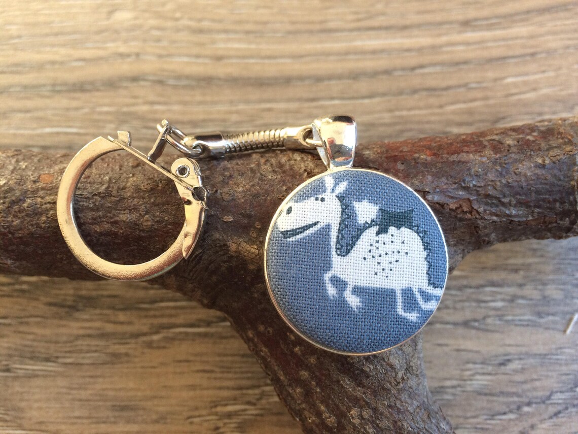 Dragon Keyring Dragon Keychain Dragon Print Dragon Gift Etsy