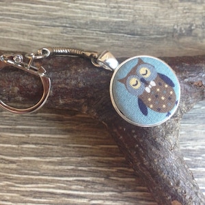 Eule Schlüsselanhänger, Schlüsselanhänger Eule, Eule Charm, Planer Charme, Handtasche Charm, Buch Tasche Charme, Eule Geschenk, Eule print, Eule-Liebhaber-Geschenk
