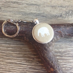 Elephant keyring, elephant keychain, elephant charm, elephant accessories, planner charm, book bag charm, handbag charm, elephant gift