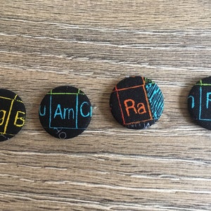 Imanes de ciencia, conjunto de imanes, impresión científica, regalo de ciencia, imanes de mesa periódica, regalo de mesa periódico, nuevo regalo para el hogar, imanes de nevera