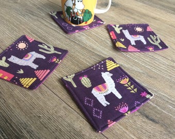 Lama Untersetzer, Alpaka Untersetzer, Lama Druck, Lama Geschenk, Alpaka Druck, Alpaka Geschenk, Lama Accessoires, Lama Dekor, Alpaka Accessoires