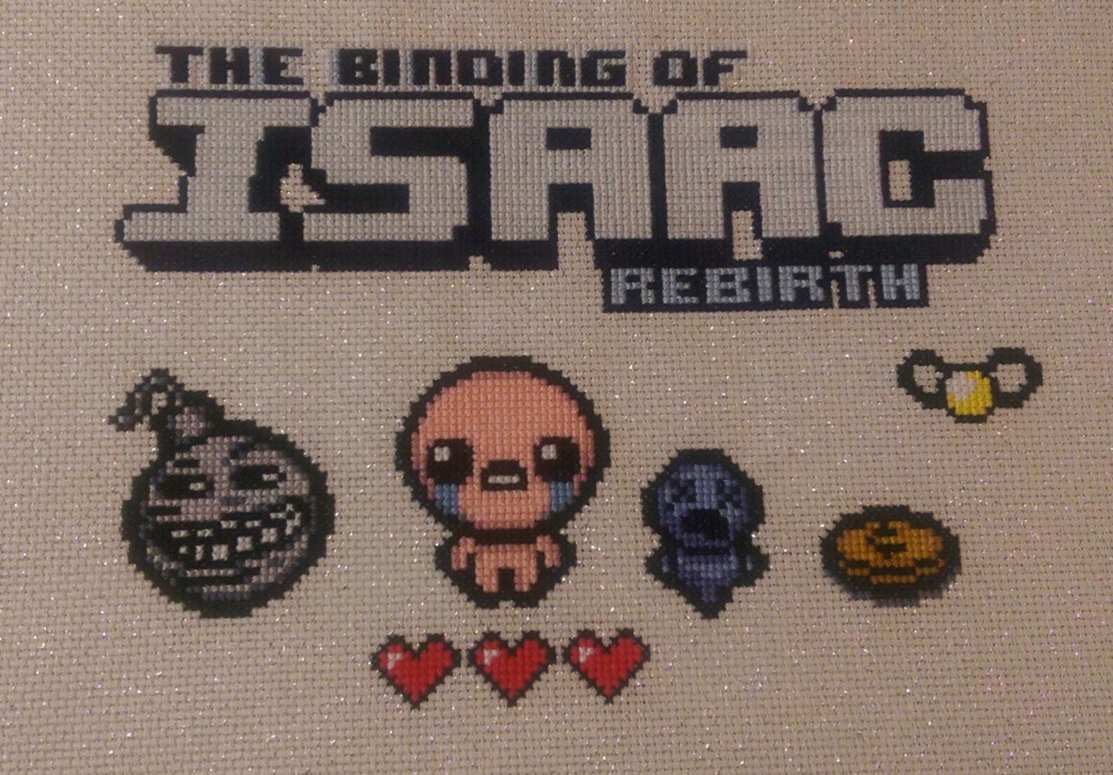 The Binding of Isaac Rebirth Cross Stitch Pattern PDF Etsy