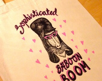 SOPHISTICATED BABOON BOOM // Tote Bag // Record Bag