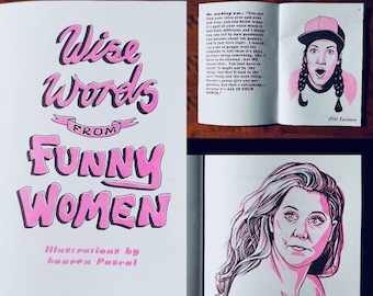 WISE Words From FUNNY Women // a zine celebrating female comedians