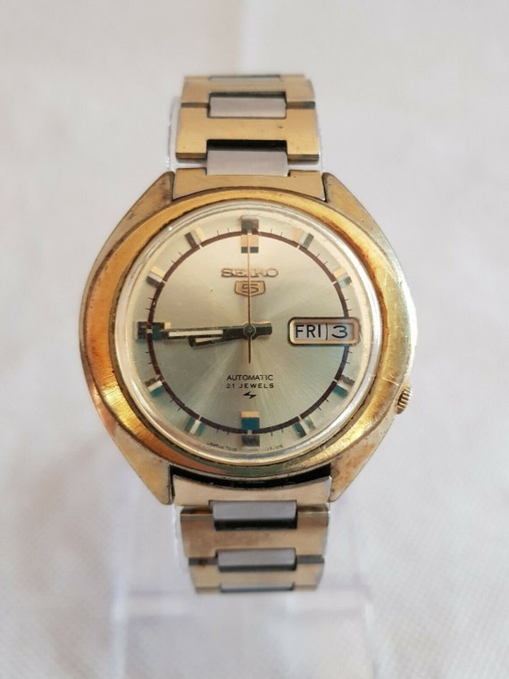 Vintage Seiko 5 Automatic Mens Watch Working - Etsy