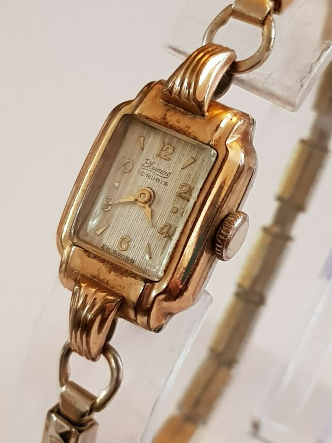 Vintage Blumus 10 Rubis Rolled Gold Ladies Mechanical Watch - Etsy