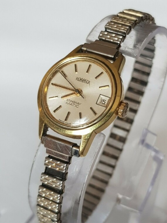 Vintage Roamer Stingray Matic Swiss Made Ladies Au