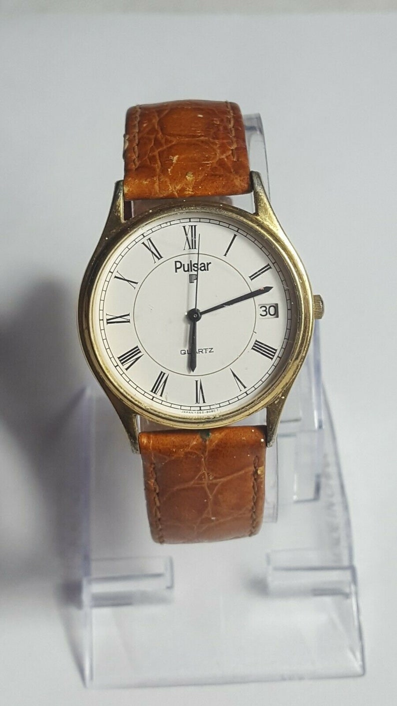 Vintage Pulsar Mens Quartz Watch Working Etsy