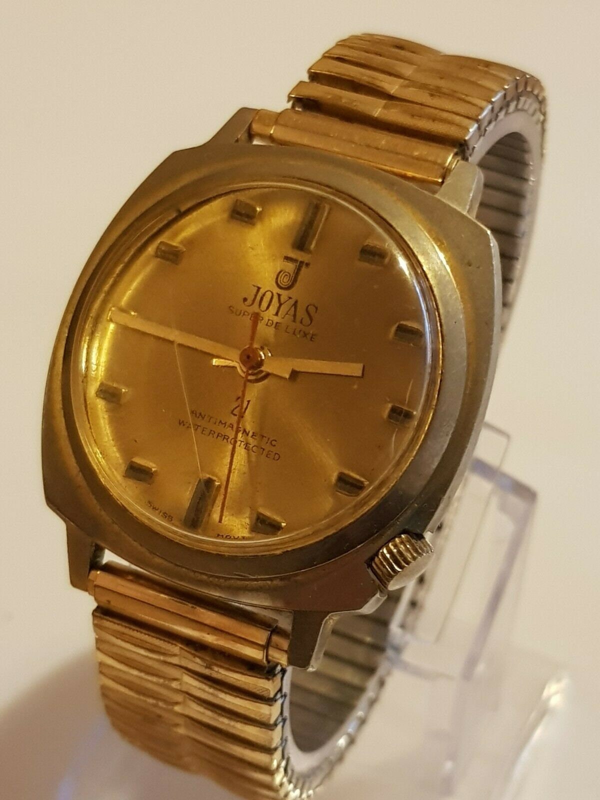 Vintage Joyas 21 Super Deluxe Mens Mechanical Watch - Etsy