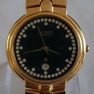 Accurate watch 22k gold deals