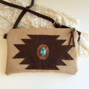Boho Crossbody Bag,Leather Crossbody,Ethnic Crossbody,Boho Bag,Brown Leather Bag,Boho Handbag,Leather Bag,Leather Purse,Jute Crossbody