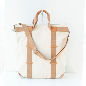 Beige Canvas Bag,Beige Handbag,Canvas Crossbody,Beige Crossbody Bag,Leather Crossbody,Leather Handbag,Tan Brown Bag,Large Canvas Bag