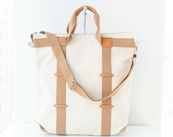 Borsa in tela beige, borsa a mano beige, borsa a tracolla in tela, borsa a tracolla beige, borsa a tracolla in pelle, borsa a mano in pelle, borsa marrone chiaro, borsa in tela grande