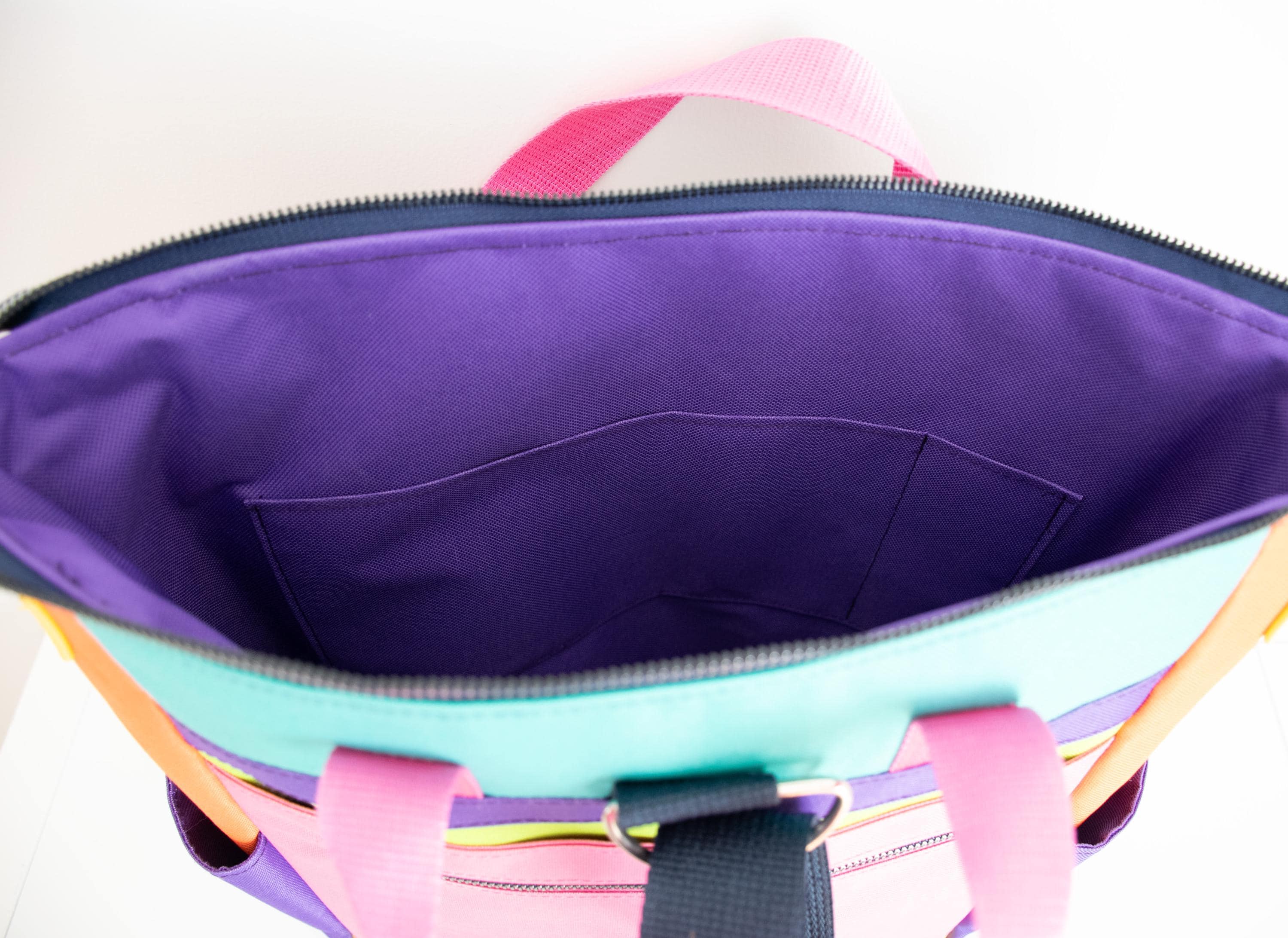 Colourful Backpack,colour Block Bag,rainbow Backpack,rainbow Crossbody ...