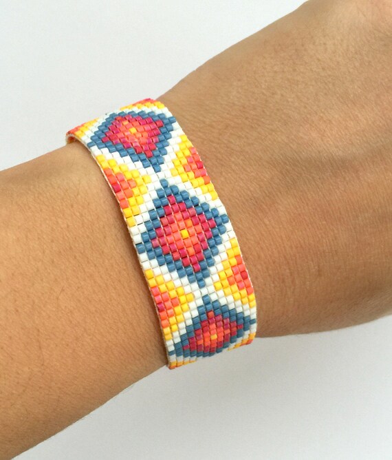 Brick stitch sale bracelet