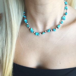 Turquoise Necklace,Pearl Necklace,Crystal Necklace,Gold Necklace,Beaded necklace,Beadwork Necklace,Pearl Jewelry,Gift For Her