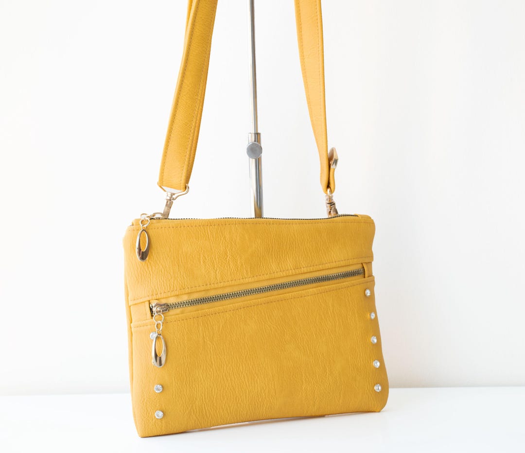 Mustard yellow purse deals