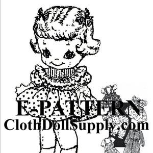 E-Pattern - Patron de couture Little Dolly & Garde-robe #EP 7422
