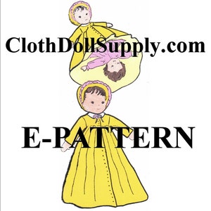E-Pattern – Topsy Turvy Baby Doll Sewing Pattern #EP 7121