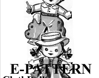E-Pattern – Cowboy Joe & Suzie Sewing Pattern #EP 51