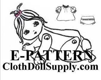 E-Pattern – Poseable Baby Doll Sewing Pattern #EP 10