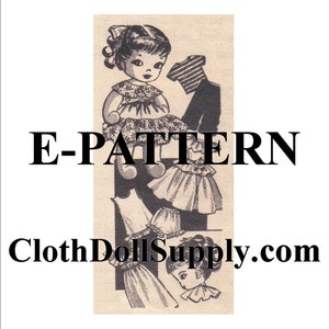 E-Pattern – Adrianna Small Sock Doll Sewing Pattern #EP 7177
