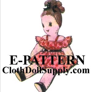 E-Pattern Patron de couture Glamorous Rag Doll EP 2463 image 1